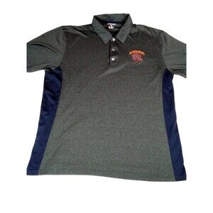 Men's Champion Gray / Blue Auburn Polo Shirt Size‎ XL